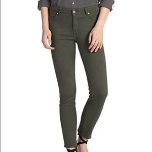 Olive Lucky Brand Skinny Jeans